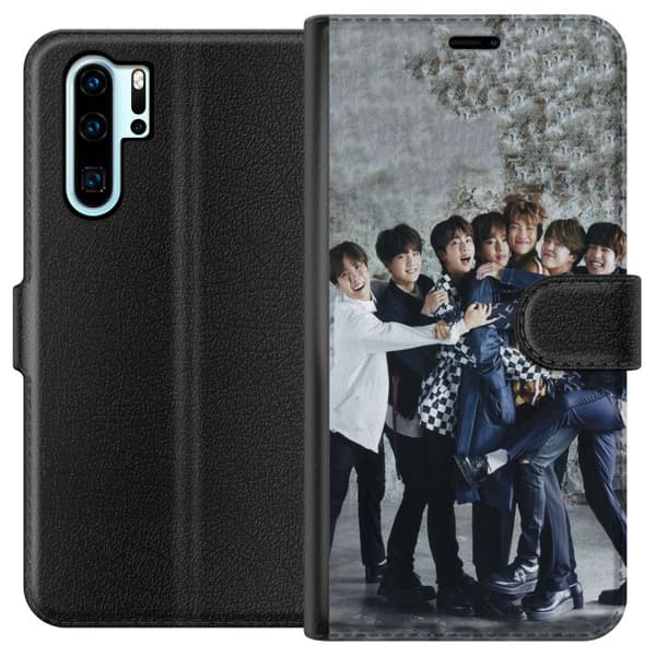 Kompatibelt Lommeboketui til Huawei P30 Pro K-POP BTS