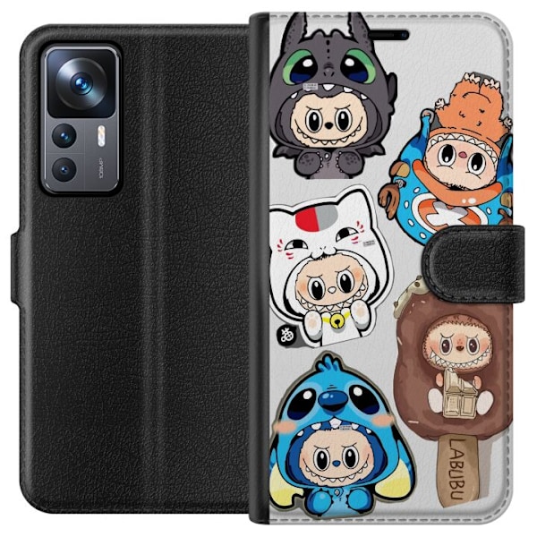 Xiaomi 12T Lompakkokotelo Labubu hahmokokoelma - Pop Mart Labu