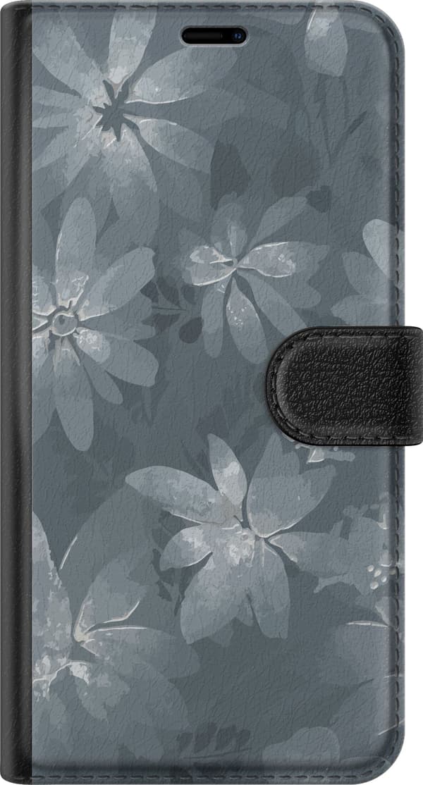 Kompatibelt Plånboksfodral till Apple iPhone 11 Blommor Grå / Blå