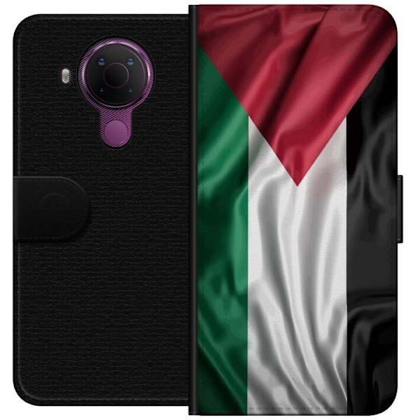 Nokia 5.4 Lompakkokotelo Palestiinan lippu – ikoninen vapaud