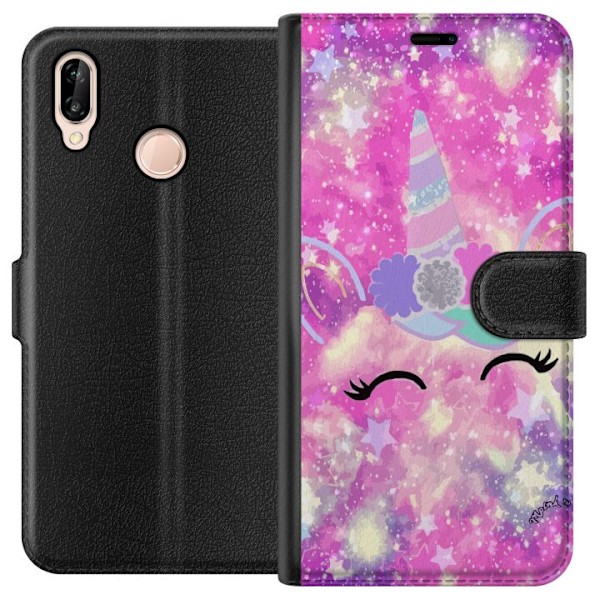 Huawei P20 lite Tegnebogsetui Enicorn