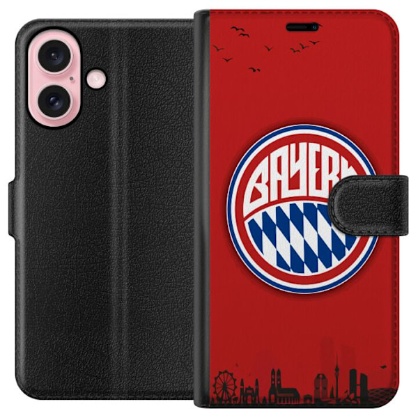 Apple iPhone 16 Lommeboketui FC Bayern München