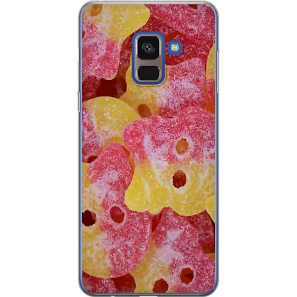 Samsung Galaxy A8 (2018) Genomskinligt Skal BUBS Raspberry | Blueberry