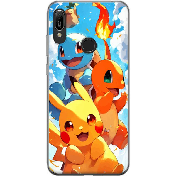Huawei Y6 (2019) Läpinäkyvä kuori Pocket Creatures - innoit