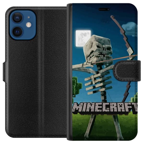 Kompatibel Tegnebogsetui til Apple iPhone 12 mini A Minecraft Movie