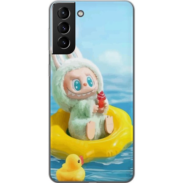 Samsung Galaxy S21+ 5G Genomskinligt Skal Labubu Macaron Series