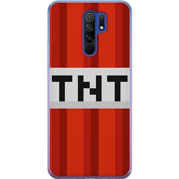 Xiaomi Redmi 9 Läpinäkyvä kuori Minecraft TNT