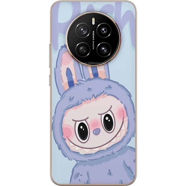 Honor Magic7 Läpinäkyvä kuori Sininen Jänis Labubu
