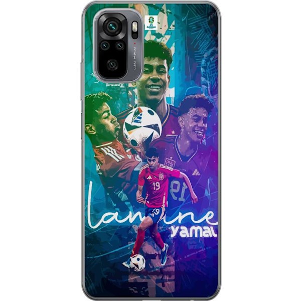 Xiaomi Redmi Note 10S Läpinäkyvä kuori Lamine Yamal FCB