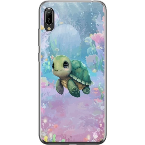 Huawei Y6 Pro (2019) Gennemsigtig cover Skildpadde