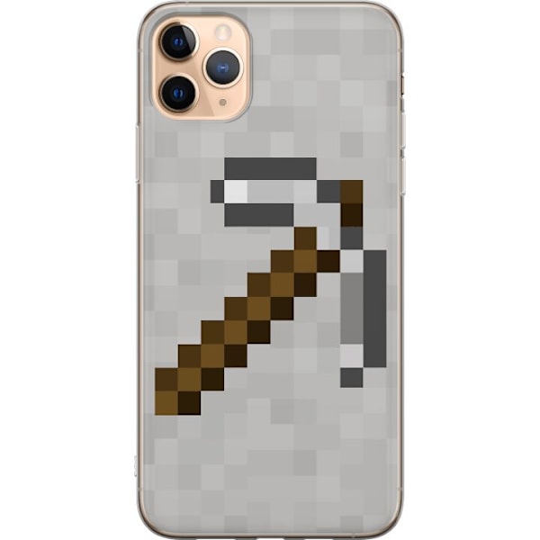 Apple iPhone 11 Pro Max Läpinäkyvä kuori Minecraft Työkalut