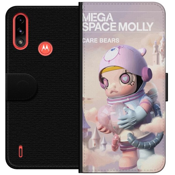 Motorola Moto E7 Power Lommeboketui Mega Space Molly Care Bear