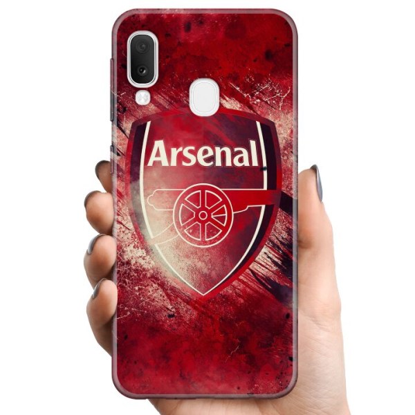 Samsung Galaxy A20e TPU Mobildeksel Arsenal Fotball