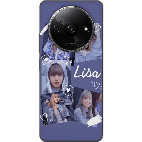 Xiaomi Redmi A3 Läpinäkyvä kuori Lisa Blackpink – Aesthetic K-pop Queen