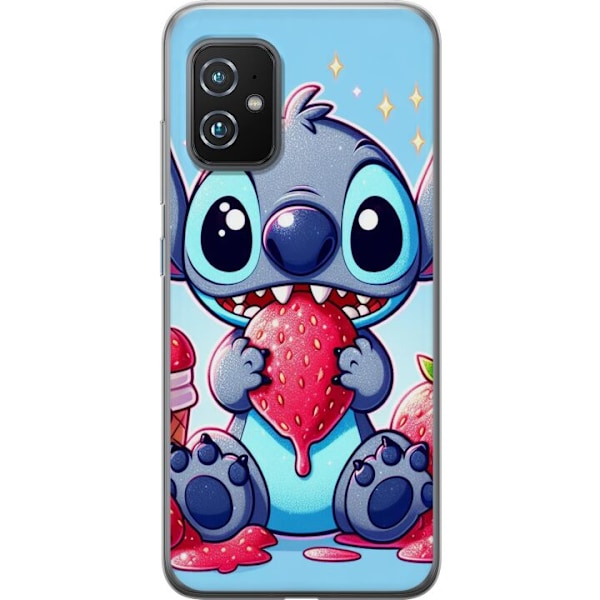 Asus Zenfone 8 Läpinäkyvä kuori Strawberry Stitch