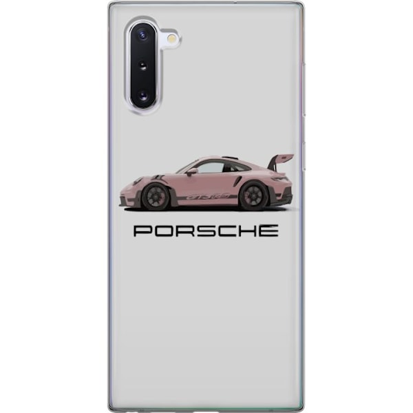 Samsung Galaxy Note10 Gjennomsiktig deksel Porsche 911 Pink