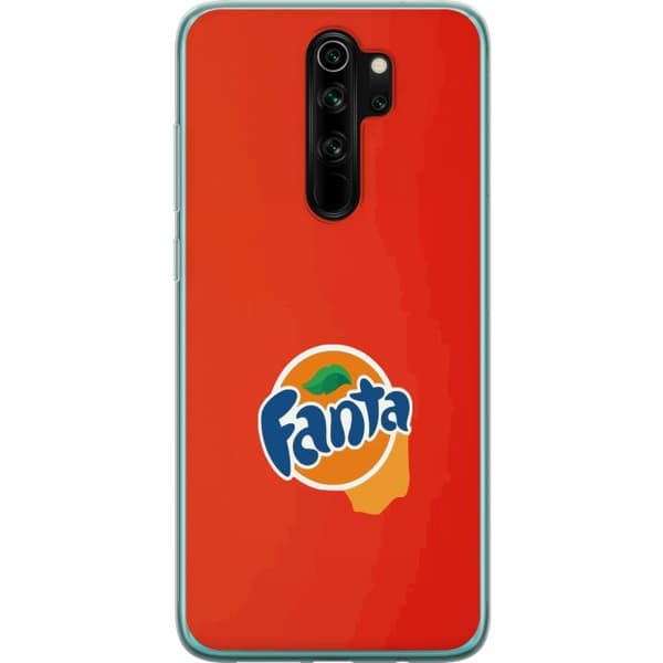 Kompatibelt Mobildeksel til Xiaomi Redmi Note 8 Pro  Minimalistisk appelsinbrus-inspirert design oransje