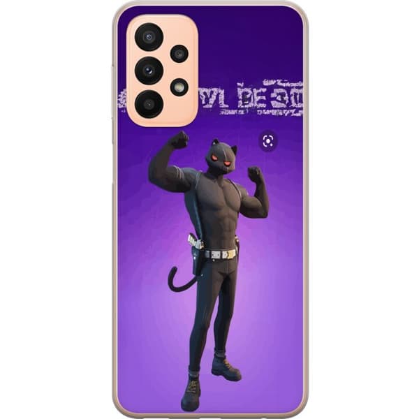 Kompatibelt Mobildeksel til Samsung Galaxy A23 Fortnite - Meowscles