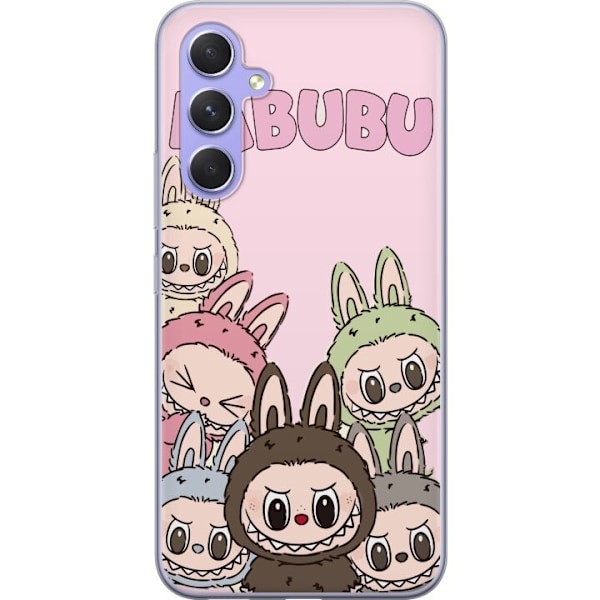 Samsung Galaxy A54 Läpinäkyvä kuori Labubu Classics