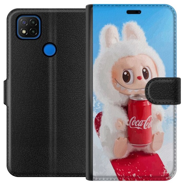 Xiaomi Redmi 9C Tegnebogsetui Labubu Summer Edition