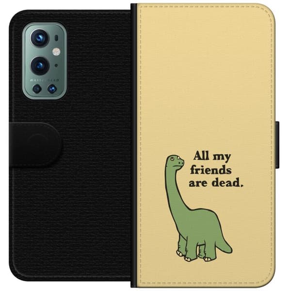 Kompatibelt Plånboksfodral till OnePlus 9 Pro Dinosaurier
