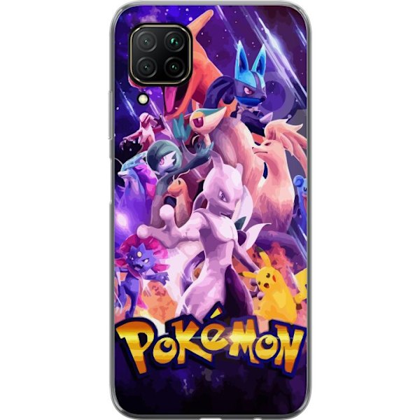 Huawei P40 lite Läpinäkyvä kuori Pokemon