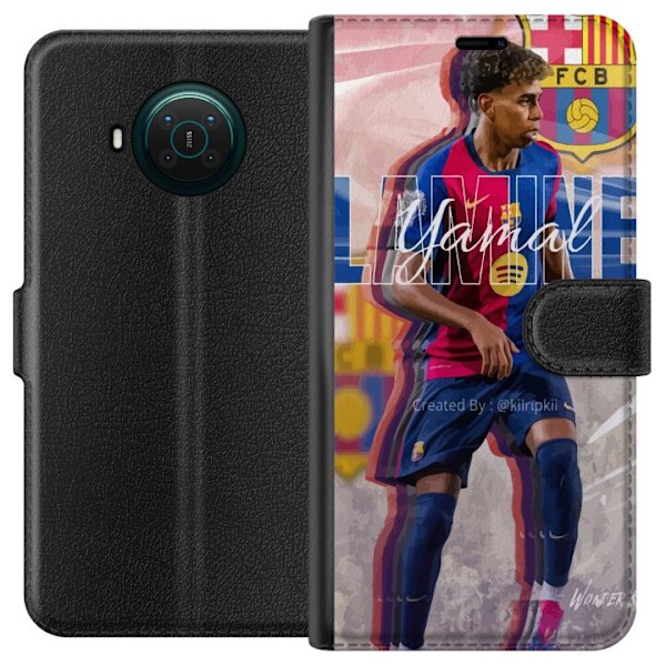 Nokia X20 Lompakkokotelo Lamine Yamal FCB