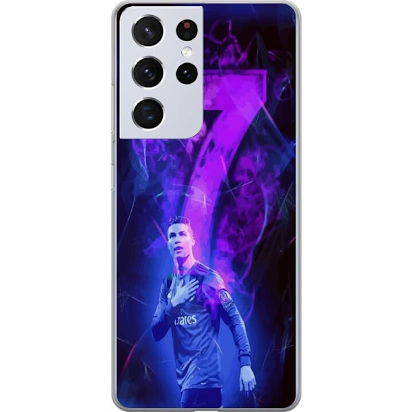 Samsung Galaxy S21 Ultra 5G Genomskinligt Skal Ronaldo 7 – F