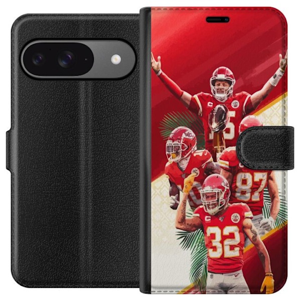 Google Pixel 9 Pro Tegnebogsetui Kansas City Chiefs (NFL)