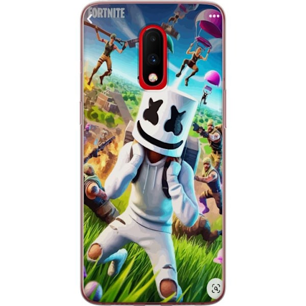 OnePlus 7 Läpinäkyvä kuori Fortnite