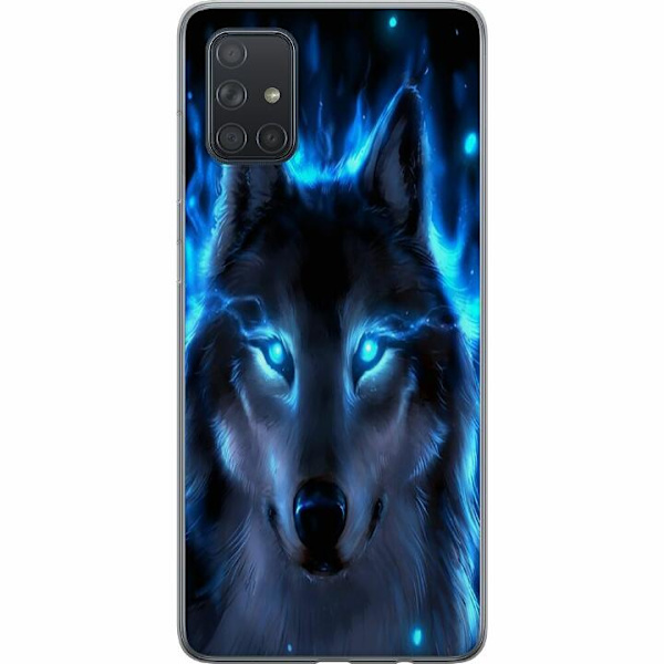 Samsung Galaxy A71 Kuori / Matkapuhelimen kuori - susi