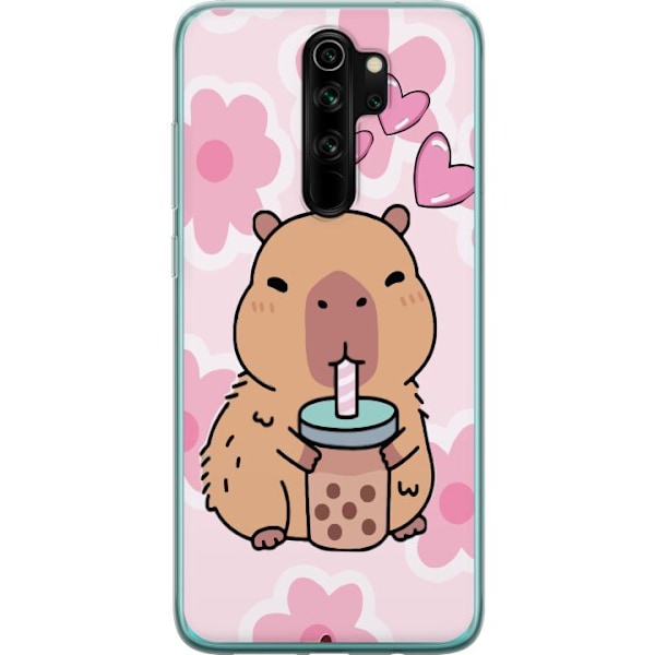 Xiaomi Redmi Note 8 Pro  Genomskinligt Skal Kawaii Capybara Hj