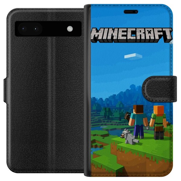 Google Pixel 6a Lommeboketui Minecraft Key Art