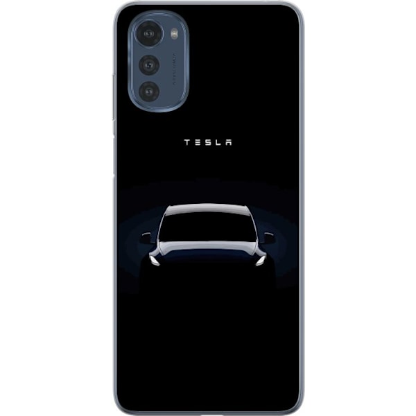 Motorola Moto E32s Läpinäkyvä kuori Tesla