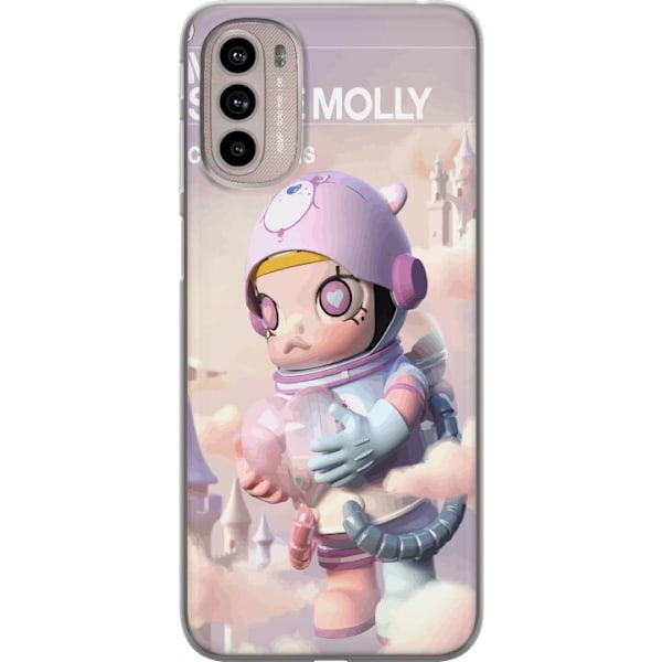 Motorola Moto G41 Läpinäkyvä kuori Mega Space Molly Care Bears Series - Share Bear Edition