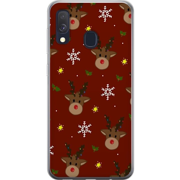 Samsung Galaxy A40 Skal / Mobilskal - Christmas