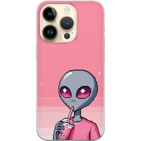 Apple iPhone 15 Pro Gennemsigtig cover Alien Smoothie