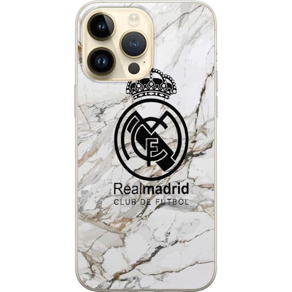 Apple iPhone 15 Pro Max Gennemsigtig cover Real Madrid