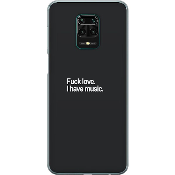 Xiaomi Redmi Note 9 Pro Genomskinligt Skal Fuck Love I Have Mu