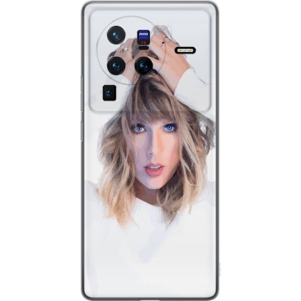 vivo X80 Pro Gennemsigtig cover Taylor Swift