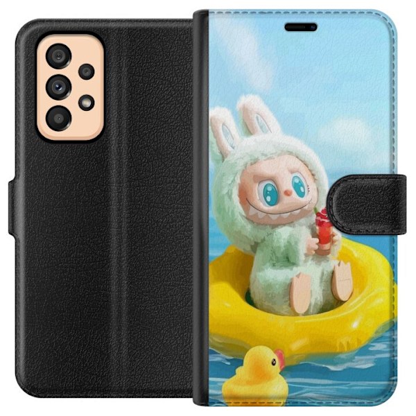Samsung Galaxy A53 5G Tegnebogsetui Labubu Stripe Attack - Str