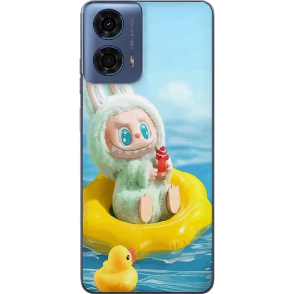 Motorola Moto G24 Genomskinligt Skal Labubu Macaron Series