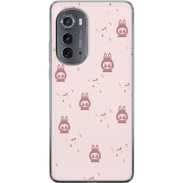 Motorola Edge (2022) Läpinäkyvä kuori Labubu Neon Pop - Neo