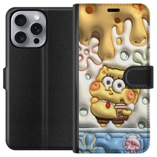 Apple iPhone 16 Pro Max Lommeboketui SpongeBob firkant