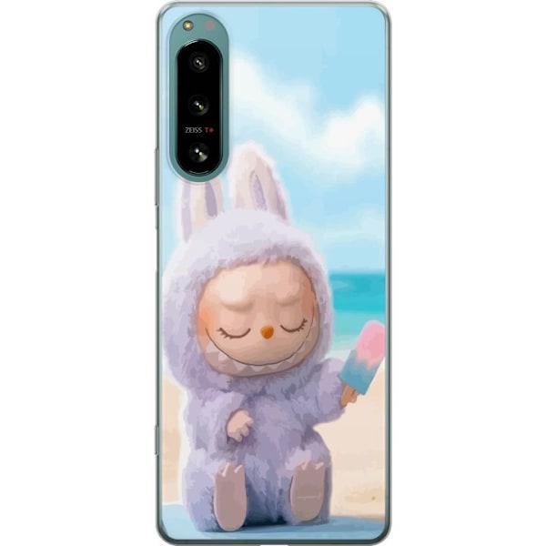Sony Xperia 5 IV Gennemsigtig cover Labubu Lyserød Stemning