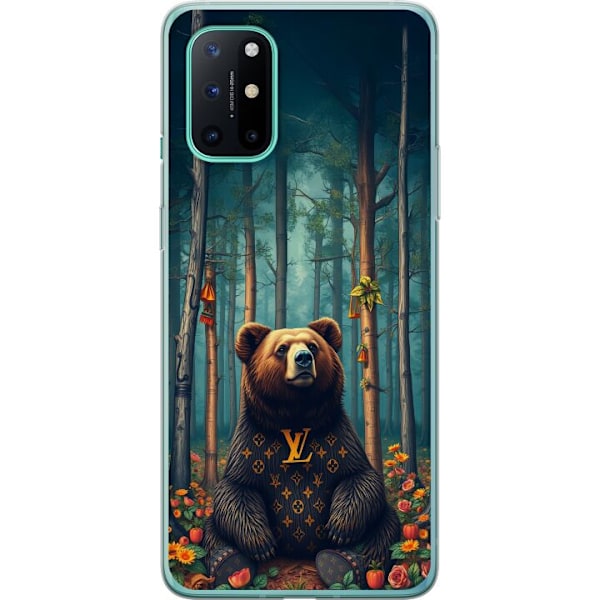 OnePlus 8T Gennemsigtig cover LV bjørn i skoven