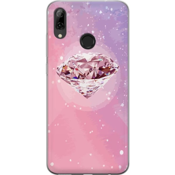 Huawei P smart 2019 Gennemsigtig cover Glitter Diamant