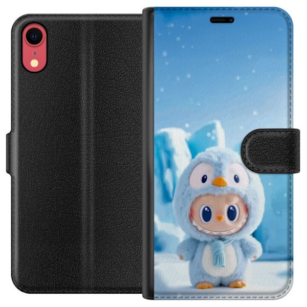 Apple iPhone XR Lompakkokotelo musta ritari fortnite