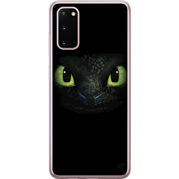 Samsung Galaxy S20 Genomskinligt Skal How to Train Your Dragon (Draktränaren)