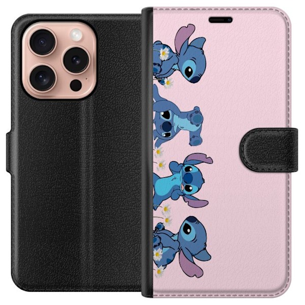 Apple iPhone 16 Pro Tegnebogsetui  Stitch Grin & Leg – Perfe
